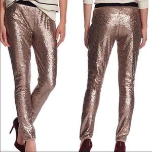 Xhilaration Rose Gold Sequin Pants